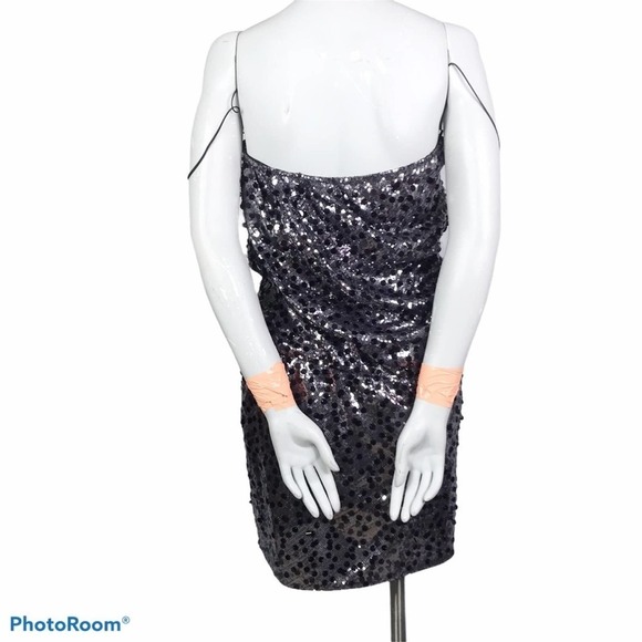 Alice + Olivia Sasha sequin strapless dress - Picture 4 of 9